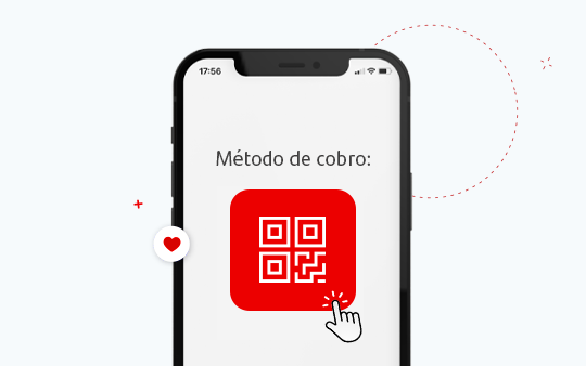 Elegí el método de cobro “Código QR”